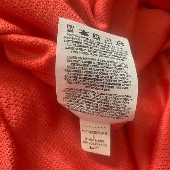 Nike Dri Fit pullover with snap front closure womens L - Picture 9 of 12